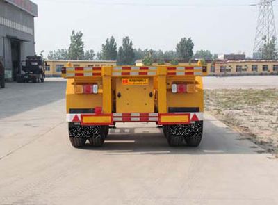 Hengtong Liangshan brand automobiles CBZ9350TJZ Container transport semi-trailer