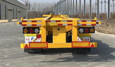 Xinfu Chuanghua brand automobiles CHJ9401TJZE Container transport semi-trailer