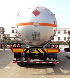 Hongtu  HT9408GYQ4B Semi trailer for liquefied gas transportation