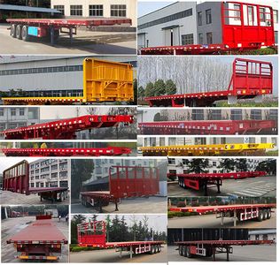 Liangshan Ping An Automobile TCC9400TPB Flat transport semi-trailer