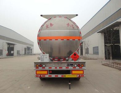 Zhengkang Hongtai brand automobiles HHT9401GRYD Aluminum alloy flammable liquid tank transport semi-trailer