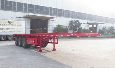 Changchunyu Chuangbai Automobile FCC9401TP Flat semi-trailer