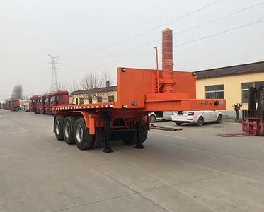 Hengtong Liangshan brand automobiles CBZ9404ZZXP Flat dump semi-trailer