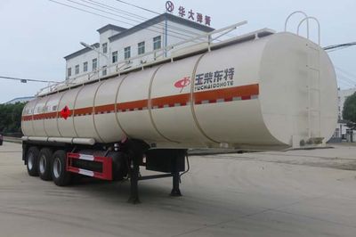 Special transport  DTA9405GRYA Flammable liquid tank transport semi-trailer