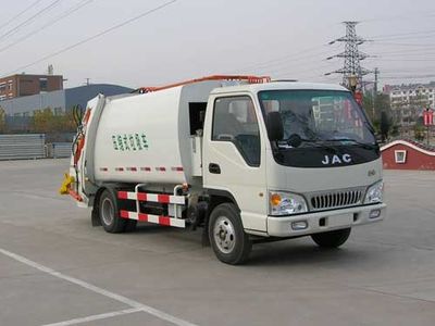 Jiangte brand automobiles JDF5060ZYSJAC Compressed garbage truck