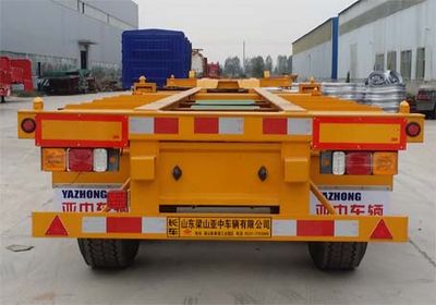 Yazhong Vehicle License Plate Automobile WPZ9405TJZ Container transport semi-trailer