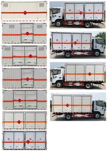 Dali  DLQ5070XRYEQ6 Flammable liquid box transport vehicle