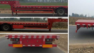 Hualiang Tianhong  LJN9402TDPX Low flatbed semi-trailer