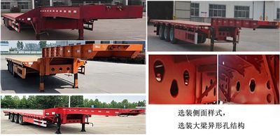 Hualiang Tianhong  LJN9402TDPX Low flatbed semi-trailer