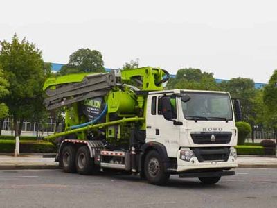 Zhonglian AutomobileZLJ5250THBHEOn site mixing concrete pump truck