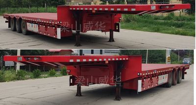 Huawei Xiangyun  CYX9406TDP Low flatbed semi-trailer