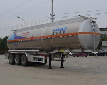 Ouman  HFV9407GRYA Aluminum alloy flammable liquid tank transport semi-trailer