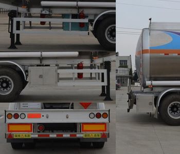 Ouman  HFV9407GRYA Aluminum alloy flammable liquid tank transport semi-trailer