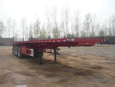 Junchang  HSC9371ZZXP Flat dump semi-trailer