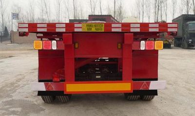 Junchang  HSC9371ZZXP Flat dump semi-trailer