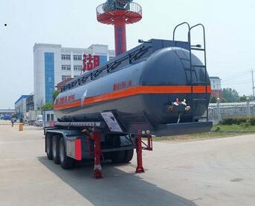 Zhongqi Liwei brand automobiles HLW9400GFWB Tank transport semi-trailer for corrosive substances