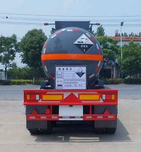 Zhongqi Liwei brand automobiles HLW9400GFWB Tank transport semi-trailer for corrosive substances