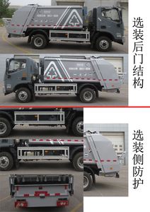 Hualin  HLT5080ZYSBJE6 Compressed garbage truck