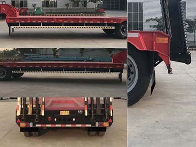 Huasheng Shunxiang  LHS9351TDP Low flatbed semi-trailer