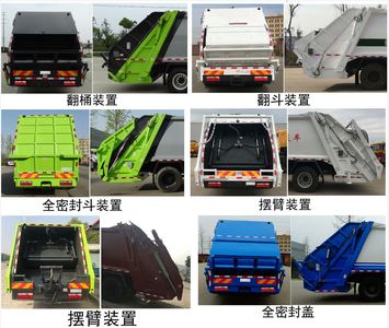 Beizhong Electric Vehicle BZD5185ZYSH7 Compressed garbage truck