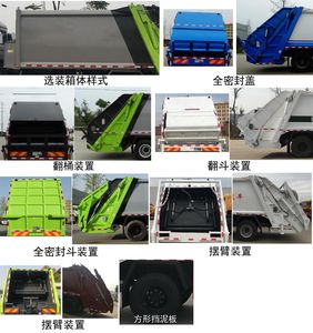 Dali  DLQ5181ZYSLZ6 Compressed garbage truck