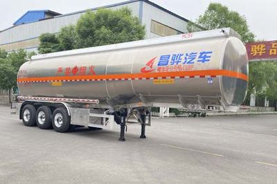 Changhua  HCH9408GYY48 Aluminum alloy oil transport semi-trailer