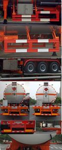 Hongzhou  HZZ9406GYQ Semi trailer for liquefied gas transportation