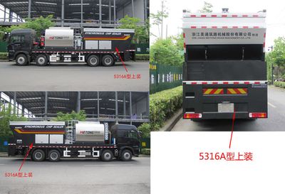 Zhetong brand automobiles LMT5316TFCTPH Asphalt crushed stone synchronous sealing vehicle