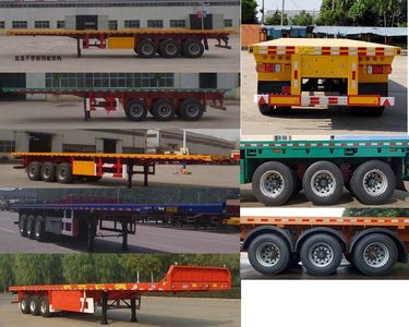 Juyunda brand automobile LZY9400TPB Flat transport semi-trailer