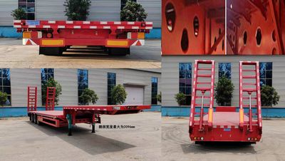 Juncheng  HLE9403TDP Low flatbed semi-trailer