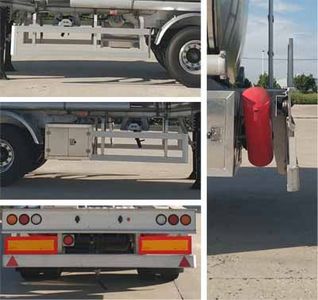 Shaanxi Automobile SHN9400GRYP440 Aluminum alloy flammable liquid tank transport semi-trailer