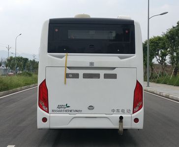 Chinese license plate cars TEG6851EHEVN02 Plug in hybrid urban buses