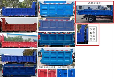 Yuejin  SH3123VFDDWZ Dump truck