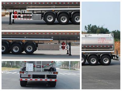 Qixing  QXC9400GYS Aluminum alloy liquid food transportation semi-trailer