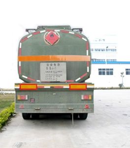 Changchunyu Chuangbai Automobile FCC9390GHY Chemical liquid transportation semi-trailer