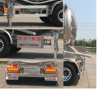 Huayuda  LHY9401GFLL36 Aluminum alloy medium density powder material transportation semi-trailer