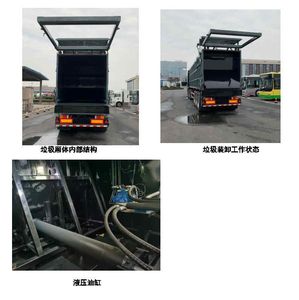 Yuchai Special Automobile NZ9401ZYS Compressed garbage semi-trailer