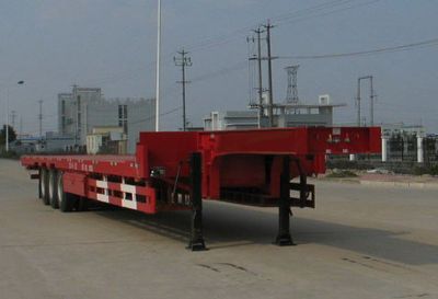 Ruijiang  WL9401TD Low flatbed semi-trailer