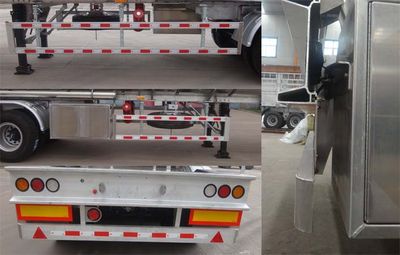 Minghang  ZPS9401GRY Aluminum alloy flammable liquid tank transport semi-trailer