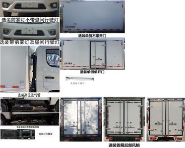 Foton  BJ5031XLC5JV461 Refrigerated truck