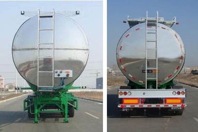 Lingyu  CLY9402GSY Aluminum alloy edible oil transportation semi-trailer