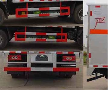 Zhongqi Liwei brand automobiles HLW5040XRQ5BJ Flammable gas box transport vehicle