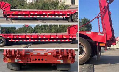 Jianyu brand automobile YFZ9408TDP Low flatbed semi-trailer