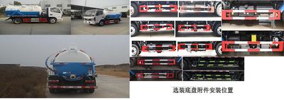 Huatong brand automobiles HCQ5075GQWEQ6 Cleaning the suction truck