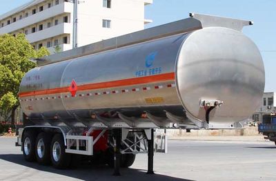 Kaile  AKL9409GRYC Aluminum alloy flammable liquid tank transport semi-trailer