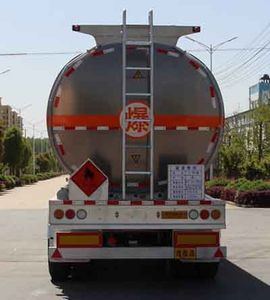 Kaile  AKL9409GRYC Aluminum alloy flammable liquid tank transport semi-trailer