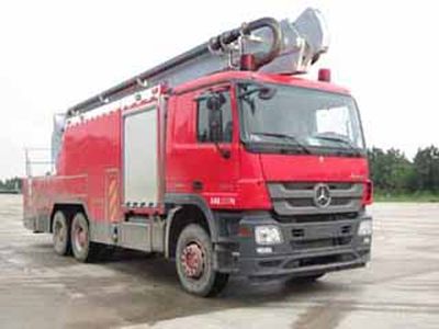 Guangtong Automobile MX5330JXFJP25SS Lifting and spraying fire trucks