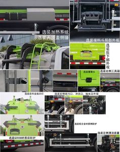 Zhonglian Automobile ZBH5120TCASHABEV Pure electric kitchen waste truck