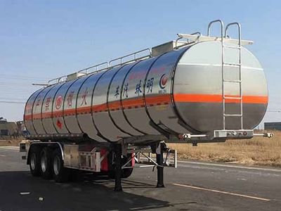 Hehai Mingzhu  MZC9405GRY Flammable liquid tank transport semi-trailer