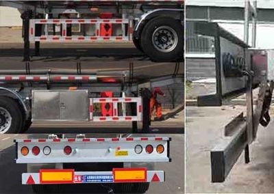 Hehai Mingzhu  MZC9405GRY Flammable liquid tank transport semi-trailer